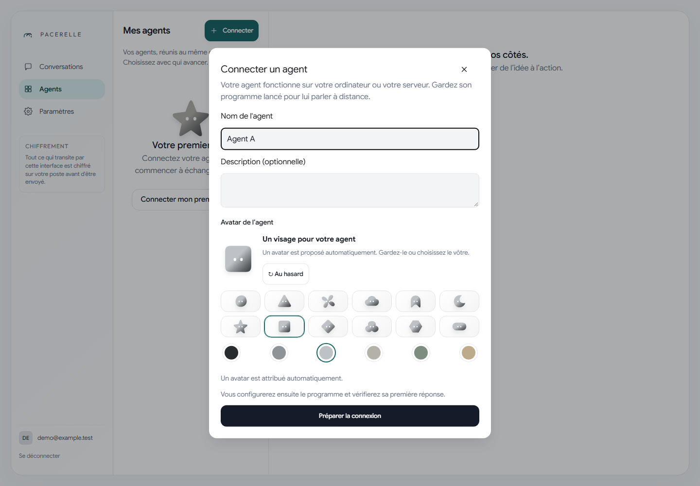 Creating Agent A in the current interface